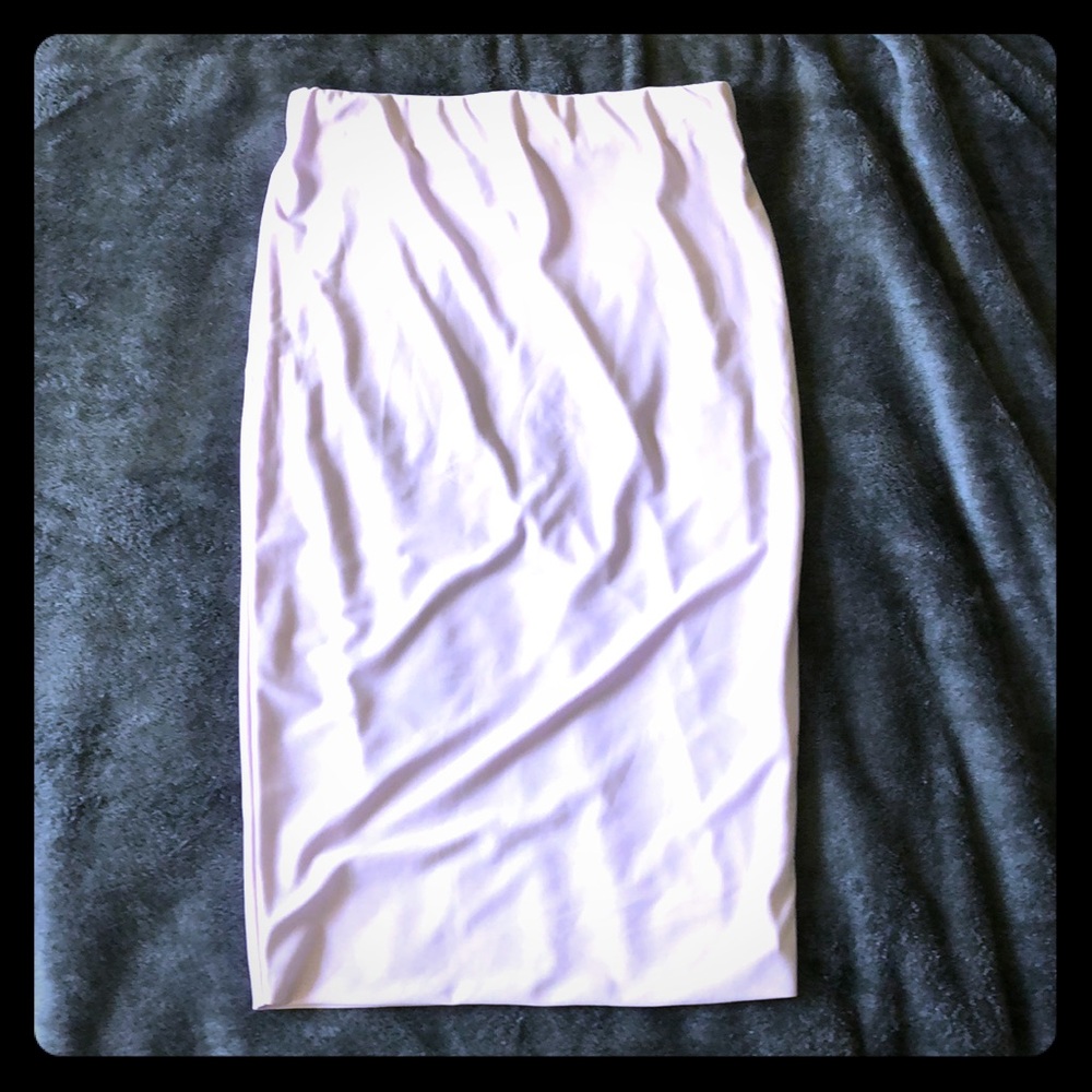 Lavender pencil skirt